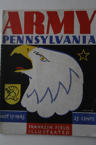 Army v. Penn Football Program 1945
