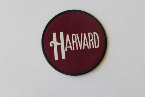Harvard University Crimson Iron on Embroidered Patch