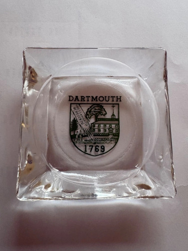 Dartmouth College Glass Ashtray