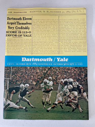 Dartmouth v. Yale Football Program 1971