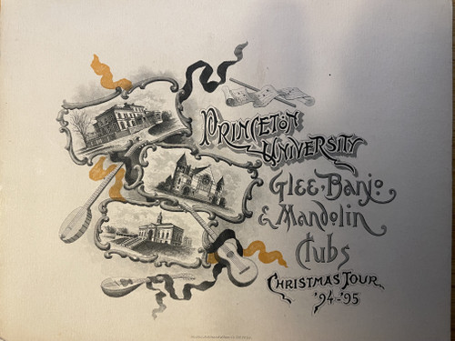 Princeton 1894 Glee Banjo Mandolin Clubs Christmas Tour Program