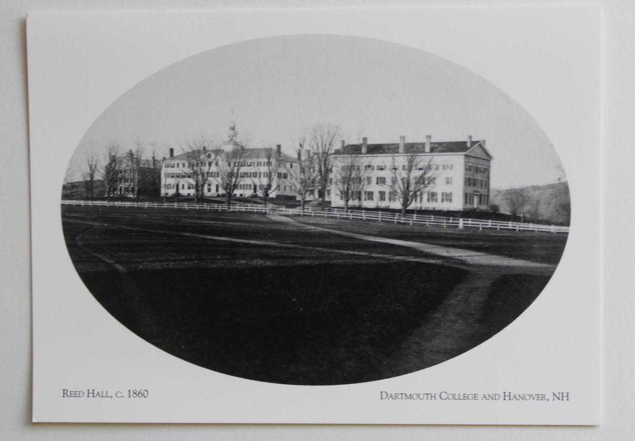 Dartmouth College Postcard Reed Hall Collectible Ivy