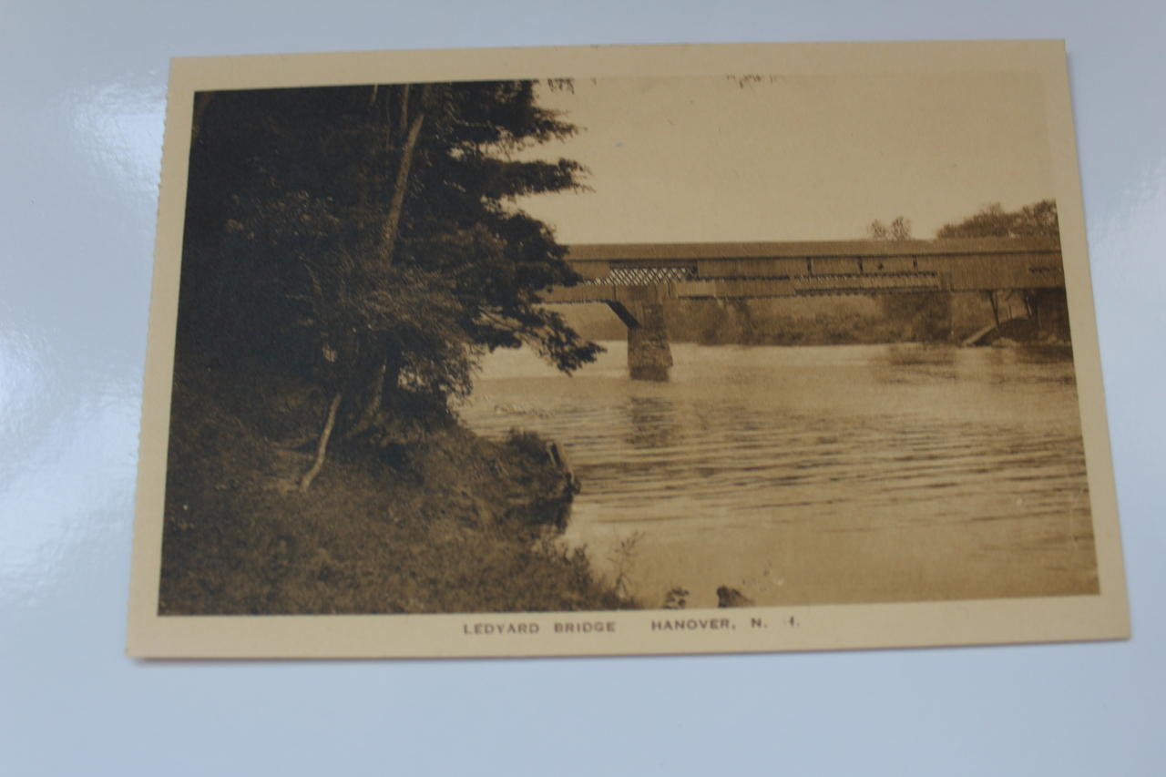 Dartmouth College Postcard Ledyard Bridge Collectible Ivy