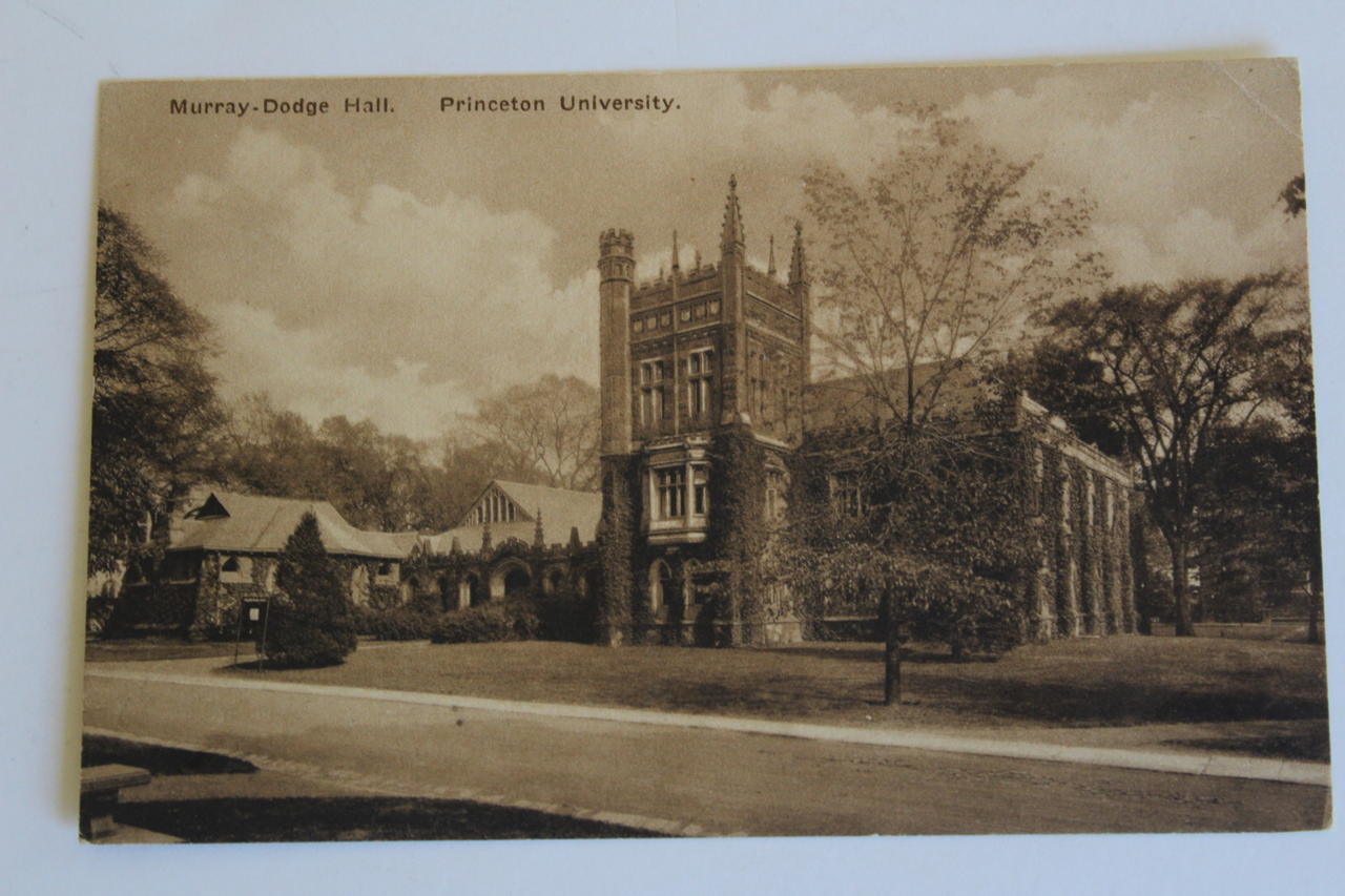 Vintage Princeton University Postcard MurrayDodge Hall Collectible Ivy