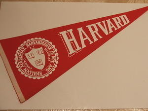 50s ハーバード大学 カレッジペナント フェルト 美品 HARVARD Harvard University Pennant - Collectible Ivy