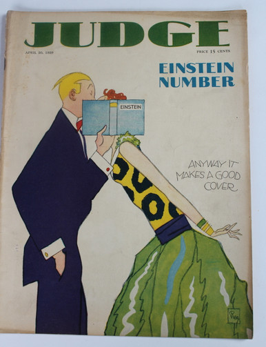 Judge Magazine April 1929 - Rea Irvin Cover - Collectible Ivy