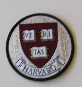 Harvard Embroidered Crest Iron On Patch - Collectible Ivy
