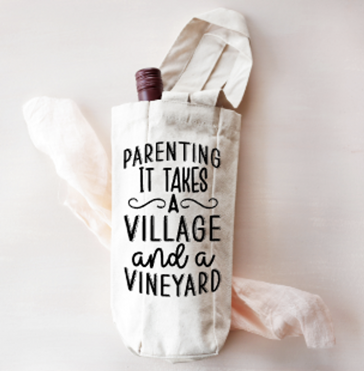 Parenting wine bag