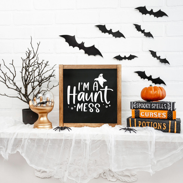 I'm a haunt mess sign