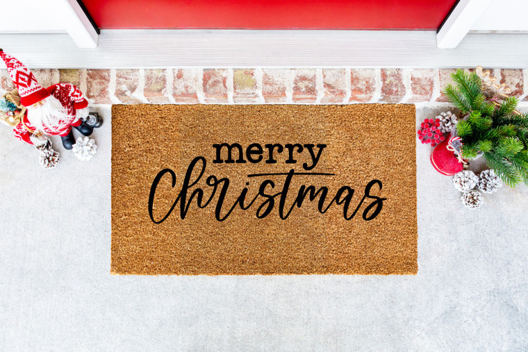 Merry Christmas doormat