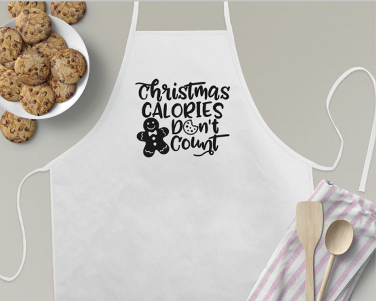 Christmas Calories Don't Count Apron