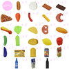 Vinsani Kids Kitchen Food Cooking Set Pretend Play Set Age 3Years + 32 Pieces