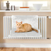 Vinsani® Soft Luxurious Pet Radiator Bed for Cat Kitten Puppy Dogs with Soft Machine Washable Fleece Lined Cover Warm Cosy Hammock Style Radiator Bed - Cream