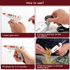 Vinsani Hot Glue Gun with Carry Case 20W Mini Glue Gun with 50pcs 7mm x 150mm Glue Sticks for Kids Craft Hobby Art DIY Home Office Repair Fabric Metal Wood Glass Card Plastic
