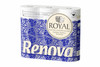 Renova Royal 63 Rolls - 4 Ply Soft Luxury White Toilet Paper Tissue Rolls