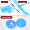 Vinsani Set of 3 Large Jumbo Vacuum Storage Space Saving Bag Transparent Maximum Compression Mould Insect Water and Dust Proof Airtight Compressed Bags 80 X 100cm 