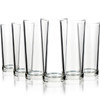 Vinsani Set of 6 Traditional Highball Glasses - 250ml (8.8oz) for Drinks Mixer Juice Beers Cold drinks Hiball Glass