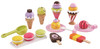 Lelin Wooden 25 Pieces Ice Cream Selection Pretend Play Set