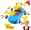 SOKA® Build Your Own Racing Car Kit For Boys Aged 3 Years & Above - Take Apart Construction Toy Car with 30 Pieces & Electric Drill, Realistic Sounds & Lights