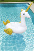 Bestway White Inflatable Giant Mega Supersized Unicorn Rider Float Pool - 7.2' x 6.4'