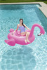 Bestway Pink Inflatable Supersized Flamingo Rider Float Pool - 6.5' x 55"