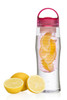 Vinsani Fruit Fuzer Water Bottle Fruit Infusion Infuser Aqua Hydration - Pink