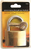 PADLOCK HARDENED SHACKLE STAINLESS STEEL HEAVY DUTY BRASS LOCK (63 MM)