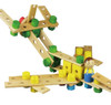 Lelin Wooden Contruction Kit Childrens Kids Model Building Activity Toy
