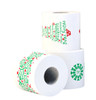 Renova White Print 2 Ply Christmas Xmas Toilet Tissue Paper Rolls (72 Rolls)