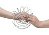 Gyro Flow Kinetic Educational Interactive Spring 3D Shaped Flow Ring Toy for Anxiety & Stress Relief
