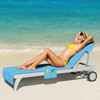 Vinsani Sun Lounger Beach Towel Carry With Pockets Bag For Holiday Summer Garden