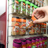 Vinsani 1 / 2 / 3 / 4 / 5 / 6 Tier Spice Herb Jar Rack Holder for Kitchen Door Cupboard Wall Storage Unit