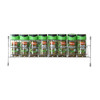 Vinsani 1 / 2 / 3 / 4 / 5 / 6 Tier Spice Herb Jar Rack Holder for Kitchen Door Cupboard Wall Storage Unit