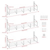 Vinsani 1 / 2 / 3 / 4 / 5 / 6 Tier Spice Herb Jar Rack Holder for Kitchen Door Cupboard Wall Storage Unit