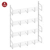 Vinsani 1 / 2 / 3 / 4 / 5 / 6 Tier Spice Herb Jar Rack Holder for Kitchen Door Cupboard Wall Storage Unit