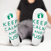 Vinsani® 'Keep Calm And Push' Funny Labour Socks For The Mummy To Be
