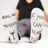 Vinsani 'If You Can Read This Bring Me Prosecco' Funny Ankle Socks - Perfect Wine Lover Gift!