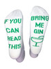 Vinsani 'If You Can Read This Bring Me Gin' Funny Socks - Gift For Gin Lovers