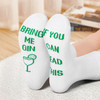 Vinsani 'If You Can Read This Bring Me Gin' Funny Socks - Gift For Gin Lovers