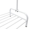 Vinsani® Heavy Duty Metal Clothes Rail Stand with Single Hanging Rail and Lower Storage Shelf - Modern Minimalist Design Organiser For Dresses Boxes & Shoes 160x45x120cm