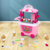 SOKA® Ice Cream Trolley Shop Cart for Children - 27 Pcs Ice Cream Parlour Pretend Food Play Set for Kid's Activity & Early Development Education - Gift for Boys Girls