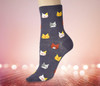 Vinsani® Cat Dog Owl Pet Animal Cute Print Socks 5 Pairs Pack - Multi Design & Colour Onesize Fits All Cotton Socks