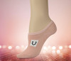 Vinsani® Smile Print Plain Ankle Socks 5 Pairs Pack - Multi Coloured Onesize Fits All Cotton Ankle Sneaker Trainer Socks
