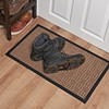 Vinsani® Front Door Outdoor Anti Slip Entrance Mat 45 x 75cm - Waterproof & Washable Heavy-Duty Dirt Trapper Non-Slip Carpet for Doorstep, Hallway, Entry, Kitchen, Bedroom