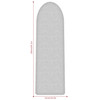 Vinsani Modern Ironing Board Cover Multi Fit New Foam Back padding 100% Cotton Easy Fit, 140 x 52 cm, Made in EU (Iron Board not included)