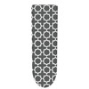 Vinsani Modern Ironing Board Cover Multi Fit New Foam Back padding 100% Cotton Easy Fit, 140 x 52 cm, Made in EU (Iron Board not included)