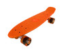 Vinsani® Retro Cruiser Plastic Skateboard 22" X 6" Available In Various Deck Colours with Transparent or Solid Coloured Wheels Includes a Free Carry Bag for the Skateboard