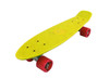 Vinsani® Retro Cruiser Plastic Skateboard 22" X 6" Available In Various Deck Colours with Transparent or Solid Coloured Wheels Includes a Free Carry Bag for the Skateboard