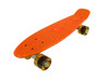 Vinsani® Retro Cruiser Plastic Skateboard 22" X 6" Available In Various Deck Colours with Transparent or Solid Coloured Wheels Includes a Free Carry Bag for the Skateboard