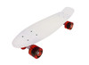 Vinsani® Retro Cruiser Plastic Skateboard 22" X 6" Available In Various Deck Colours with Transparent or Solid Coloured Wheels Includes a Free Carry Bag for the Skateboard